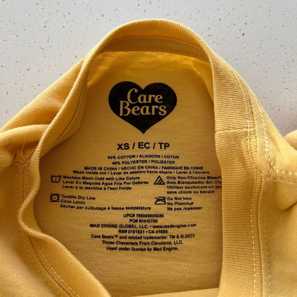 Care Bear T-Shirt, worn once, XS - Picture 2 of 2